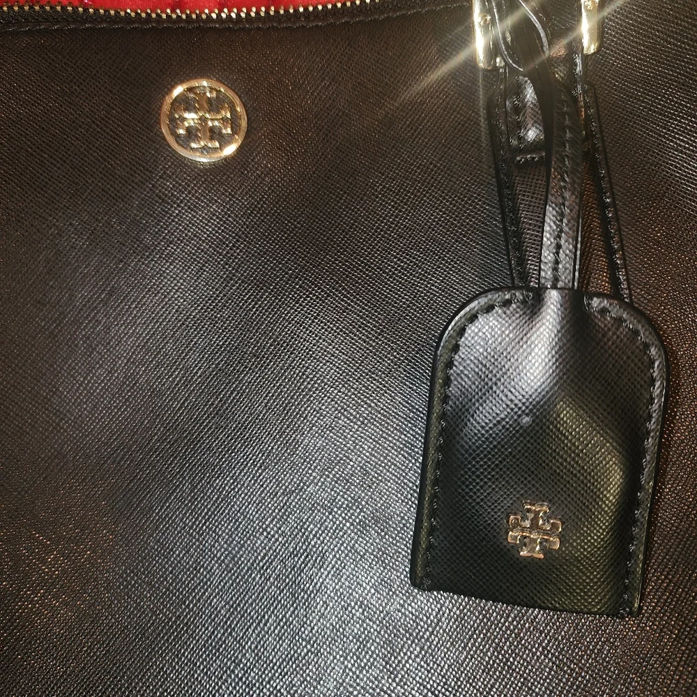 Large black Tory Burch purse - Picture 10 of 14